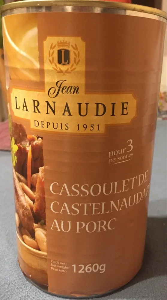 Cassoulet de castelnaudary au porc