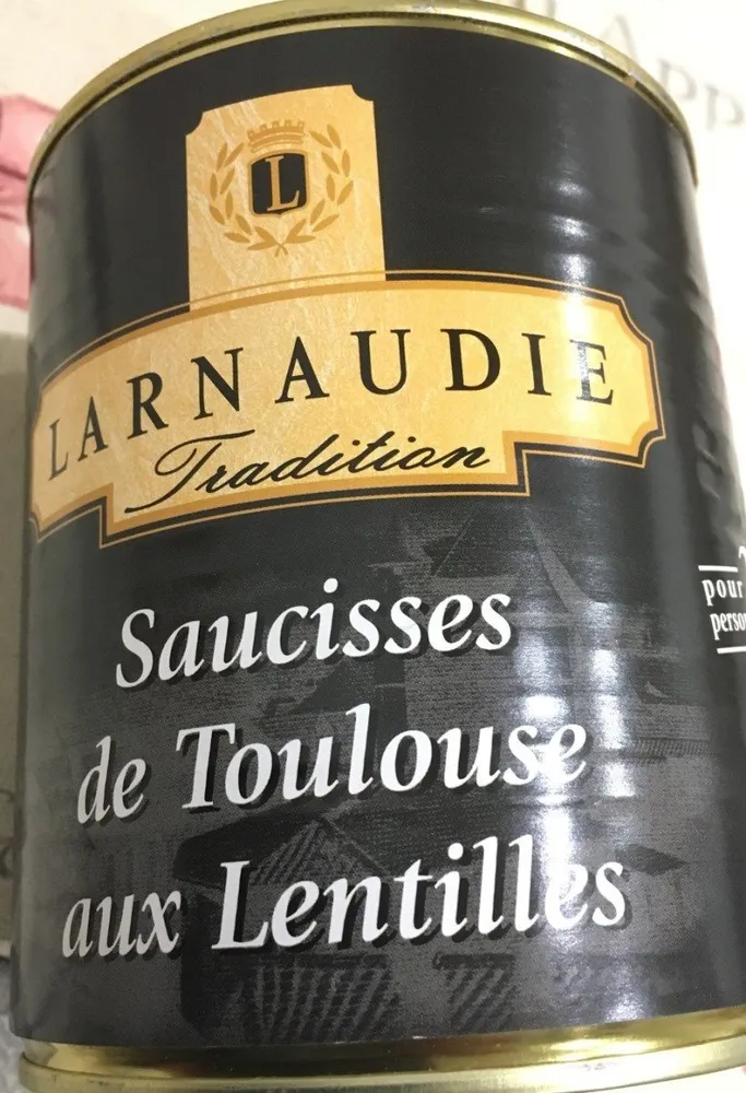 SAUCISSES DE TOULOUSES AUX LENTILLES