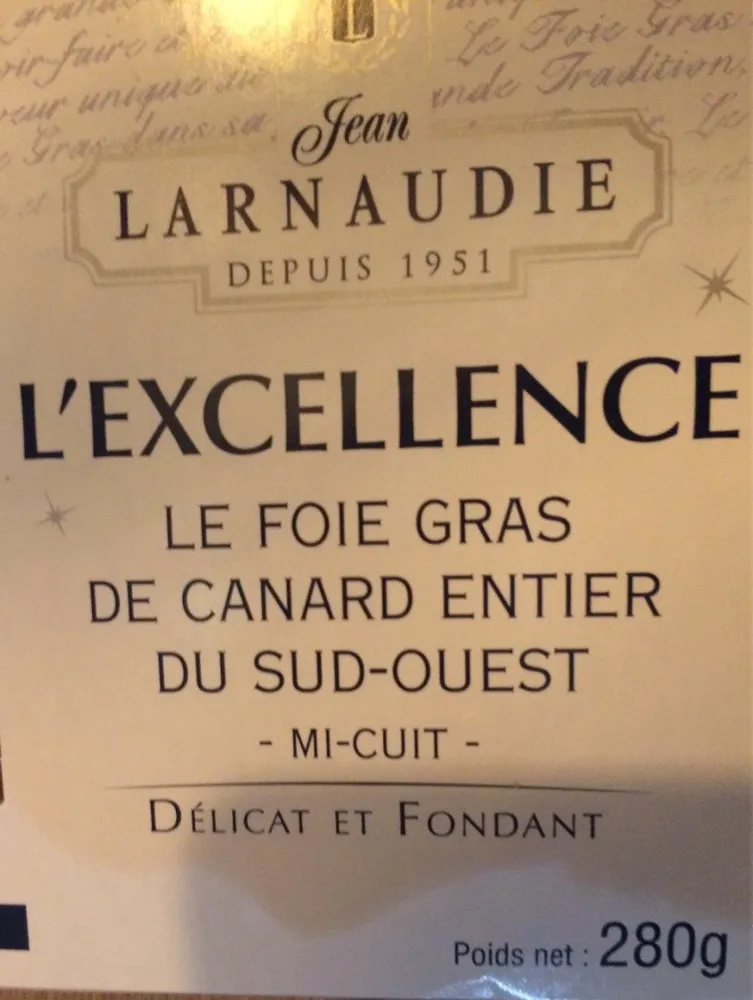 Foie gras de canard entier du Sud-Ouest