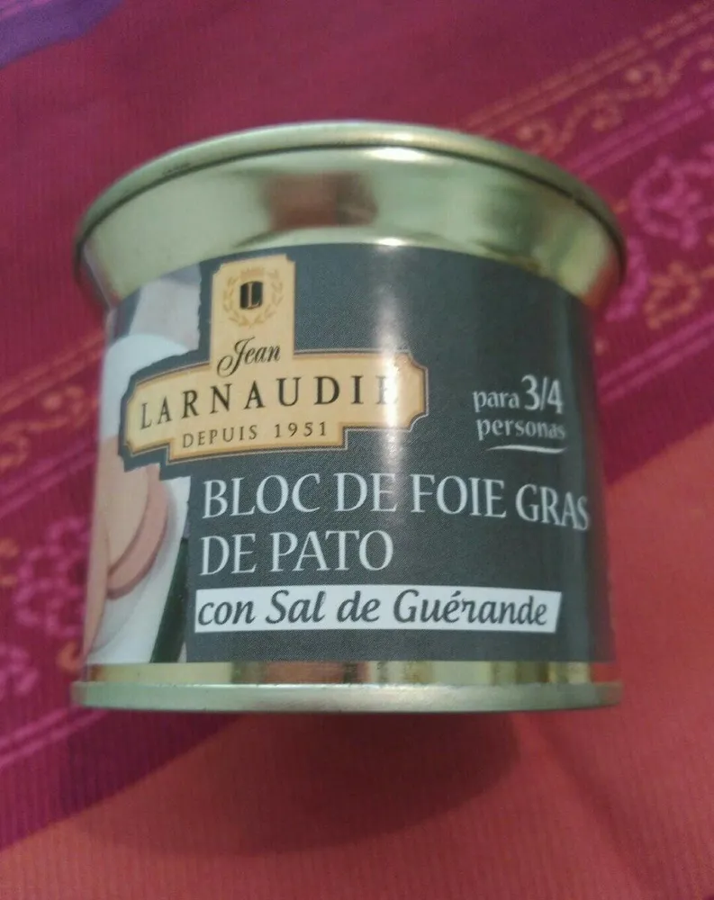 Bloc de Foie Gras de Pato con Sal de Guérande