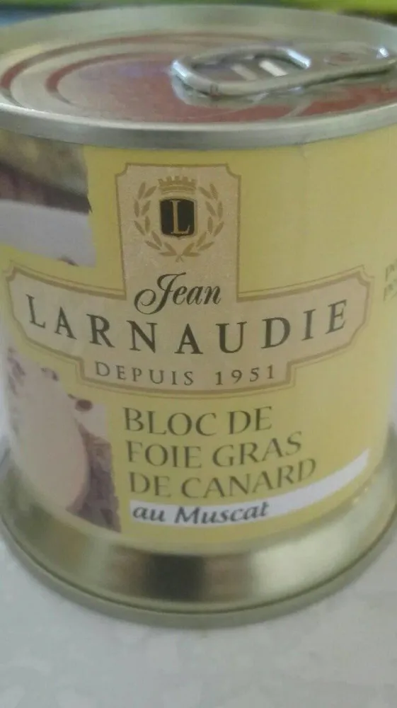 Bloc de foie gras de canard au muscat