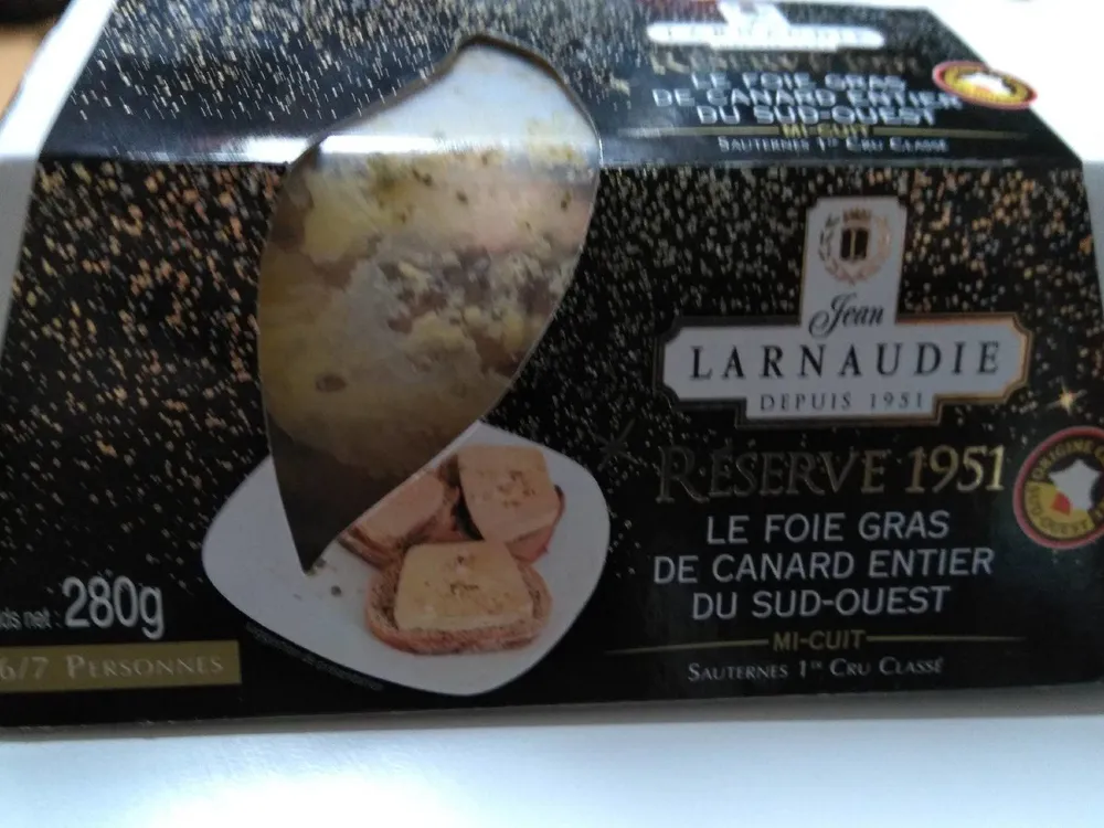 Foie gras de canard entier Réserve 1951