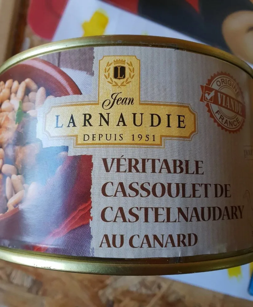 Véritable cassoulet de castelnaudary au canard