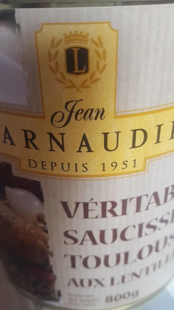 Véritables saucisses de Toulouse aux lentilles