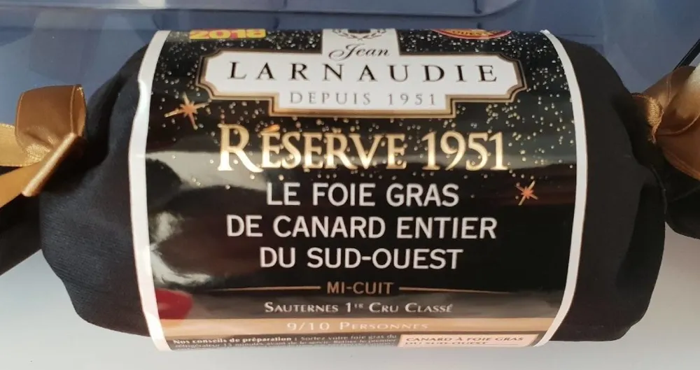 Foie gras de canard entier du Sud-Ouest