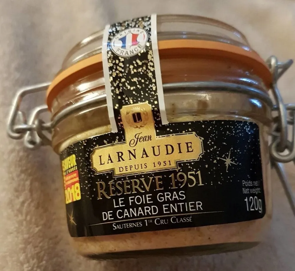 Foie gras de canard entier - sauternes
