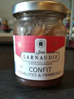 Confit échalotes et framboises