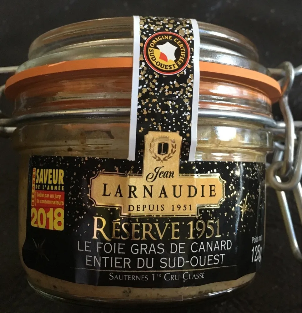 Foie gras de canard entier du Sud-Ouest