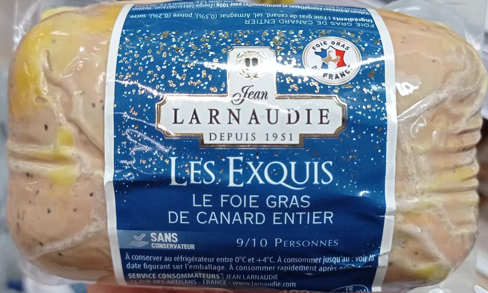 Le foie gras de canard entier