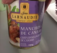 Manchons de canard cuit dans la graisse de canard