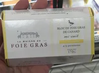 Bloc de foie gras de canard mi-cuit au Sauternes