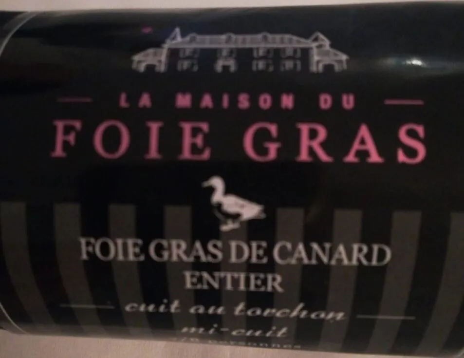 Foie gras de canard entier