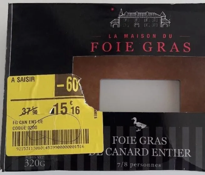 Foie gras de canard entier