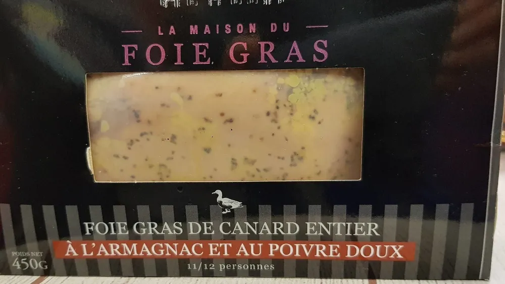 Foie gras entier à l'Armagnac