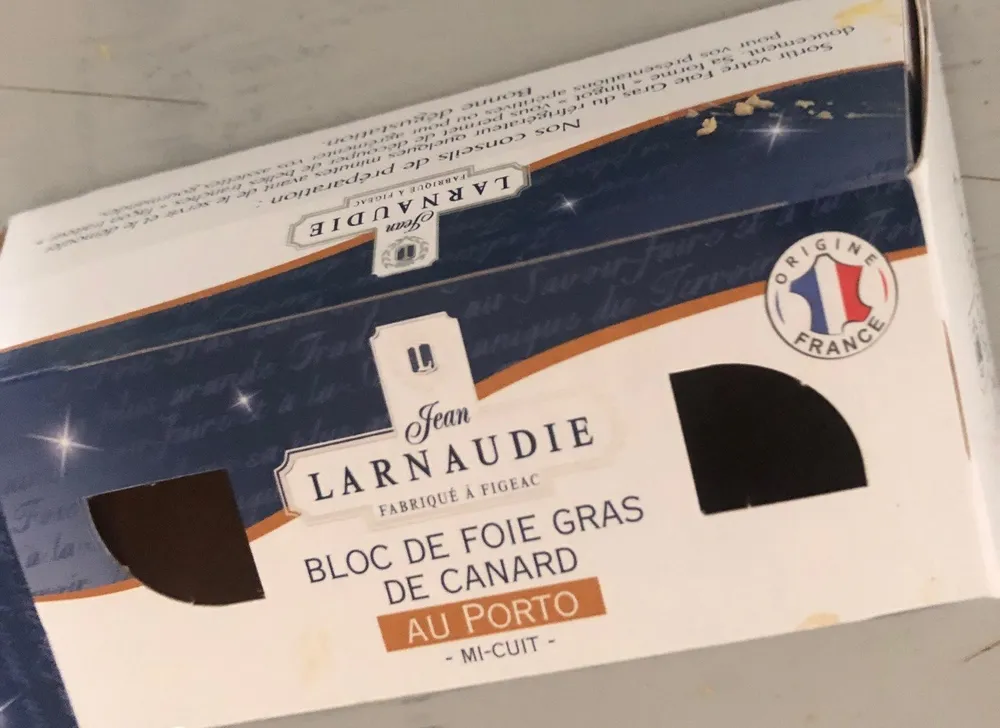 Bloc de foie gras de canard au Porto