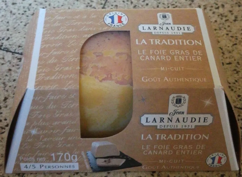 Fois gras de canard entier