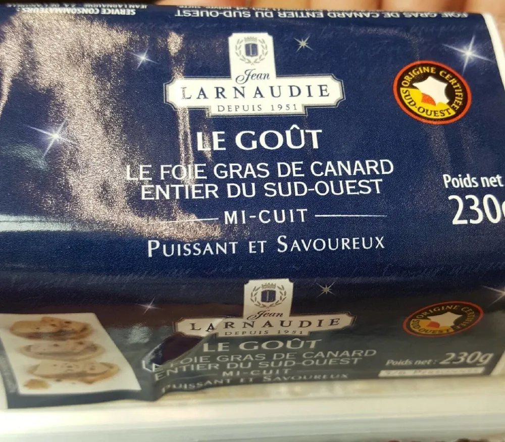 Le Foie Gras de Canard Entier du Sud-Ouest mi-cuit