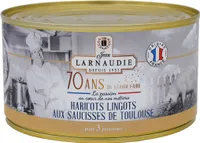 Haricots lingots aux saucisses de Toulouse