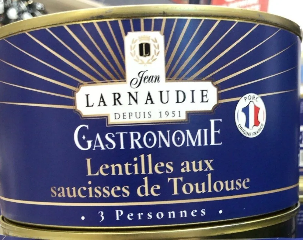 Lentilles aux saucisses de Toulouse