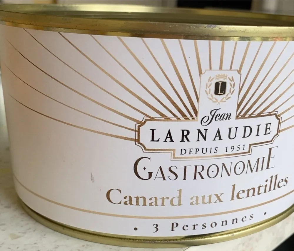 Canard aux lentilles