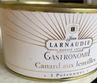 Canard aux lentilles