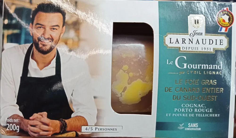 Foie gras de canard entier du Sud-Ouest Cognac Porto