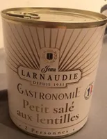 Petit salé aux lentilles gastronomie