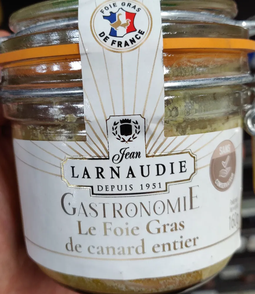Gastronomie Le Foie Gras de canard entier