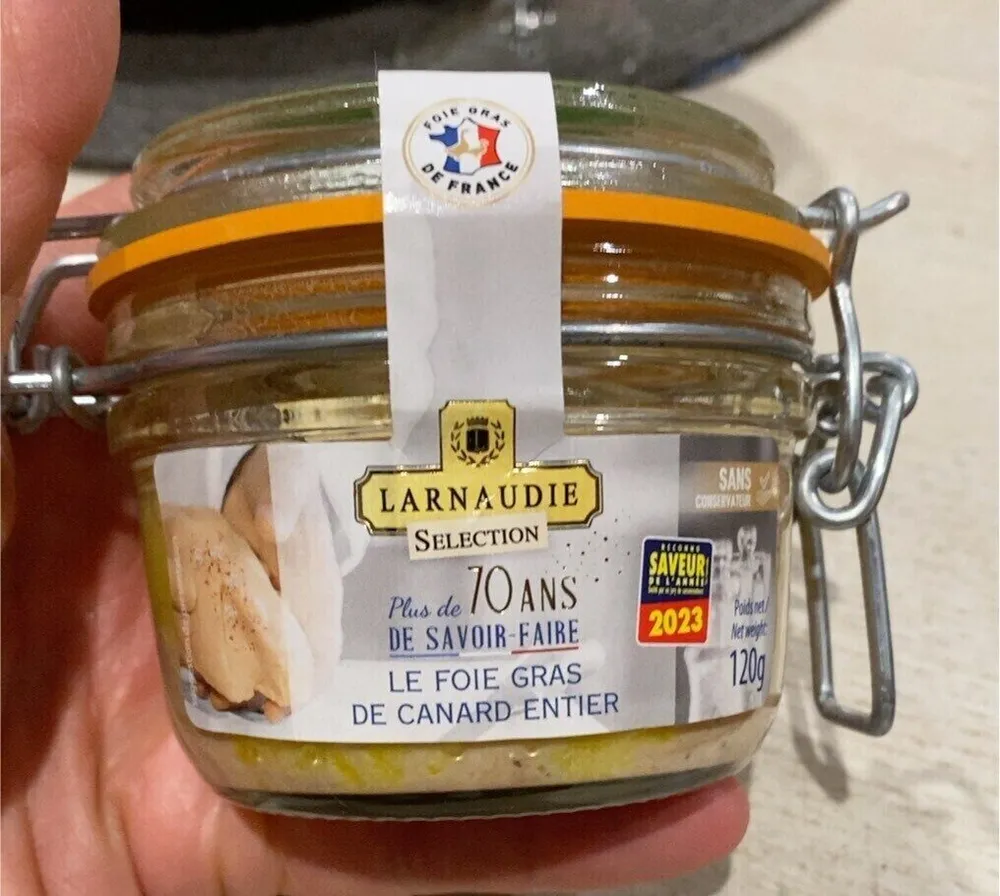 Foie gras de canard entier