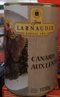 Canard aux lentilles