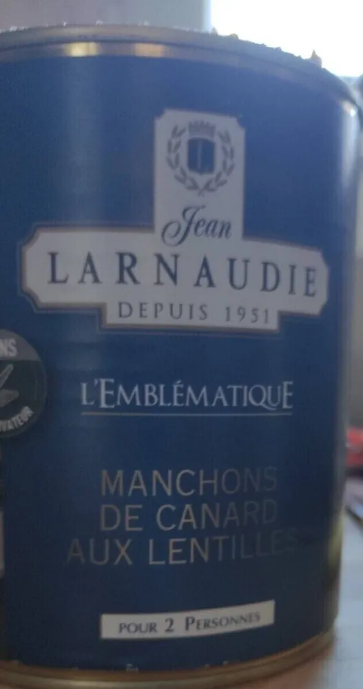 Manchons de canard aux lentilles