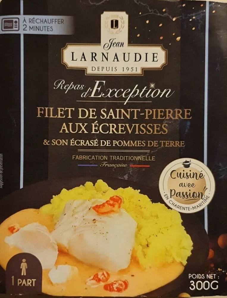 Filet de Saint-Pierre aux écrevisses