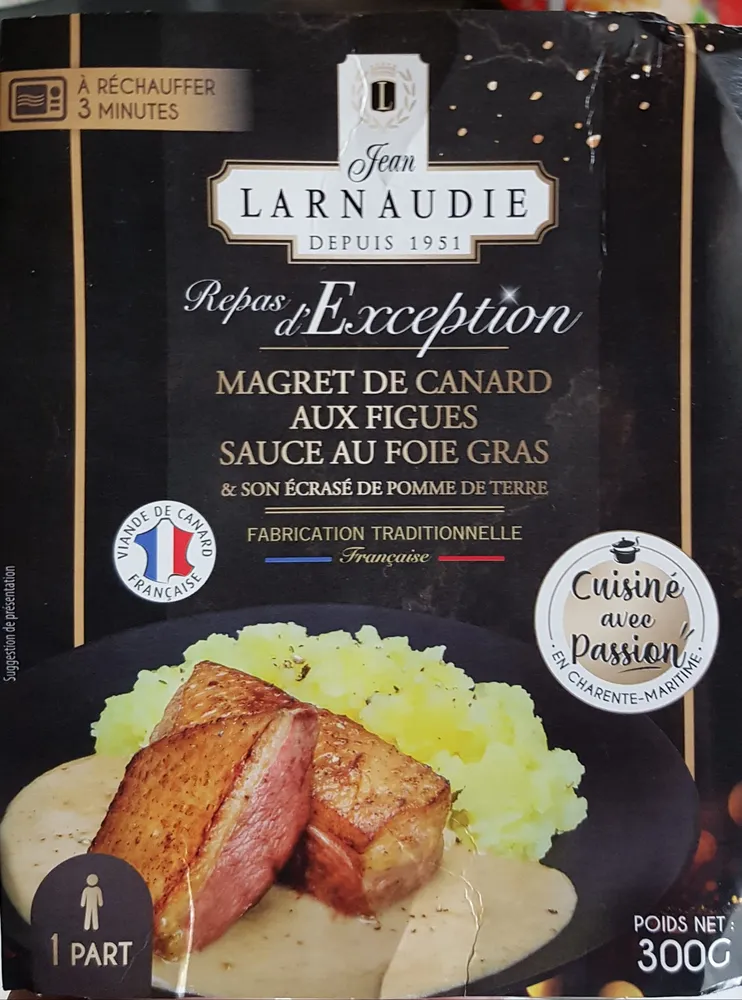Magret de Canard aux figues sauce au foie gras