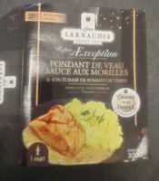 Fondant de veau sauce aux morilles