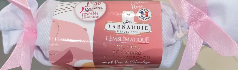 Foie gras de canard au sel rose de l'Himalaya