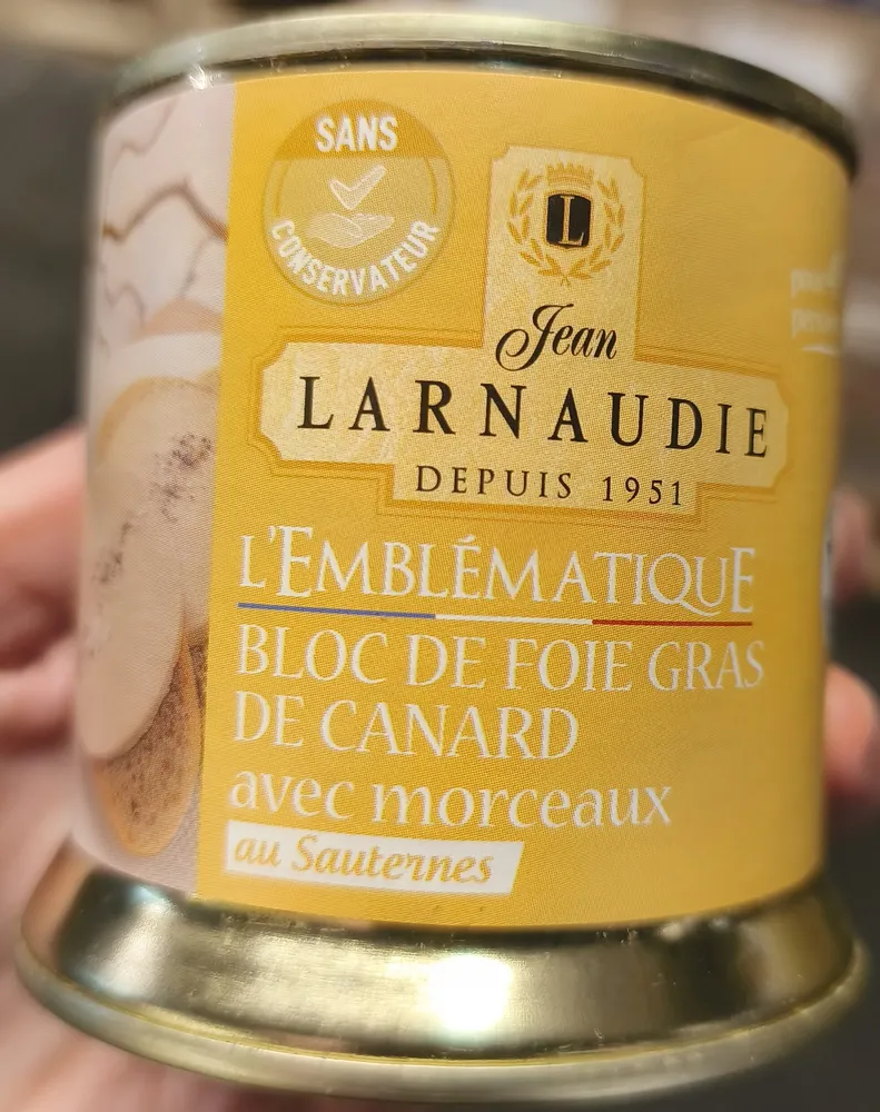 Bloc de foie gras de canard Sauternes