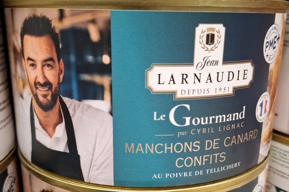 Manchons de canard confits au poivre