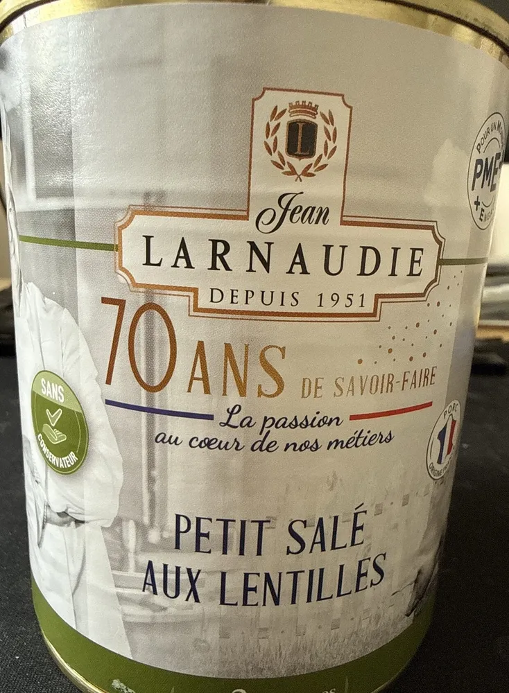 Petit Salé aux Lentilles