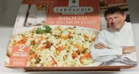 Risotto au saumon fumé