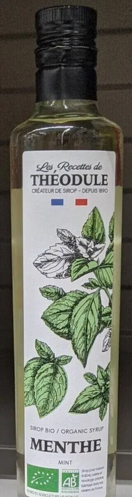 Sirop bio menthe