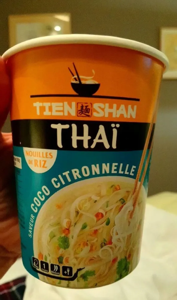 Nouilles de riz Thaï ,coco citronnelle