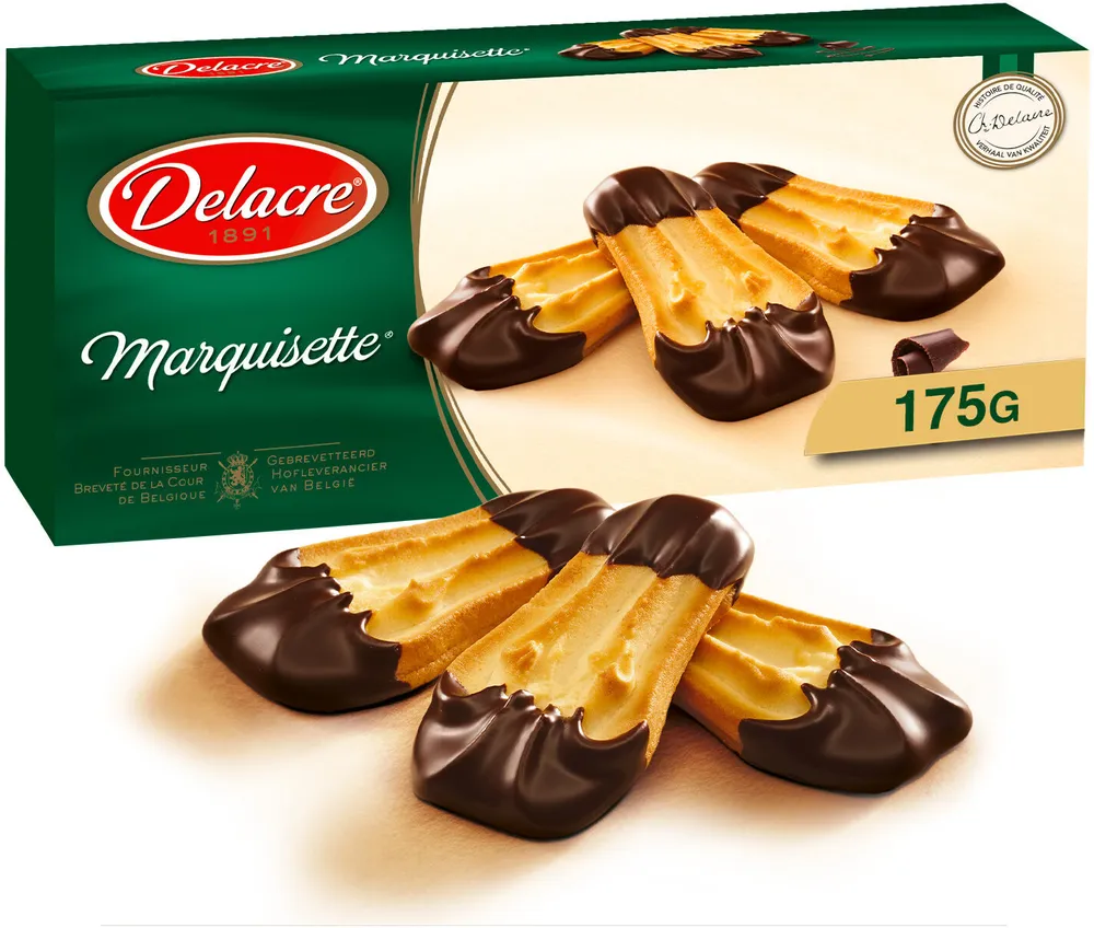Biscuit nature enrobé au chocolat