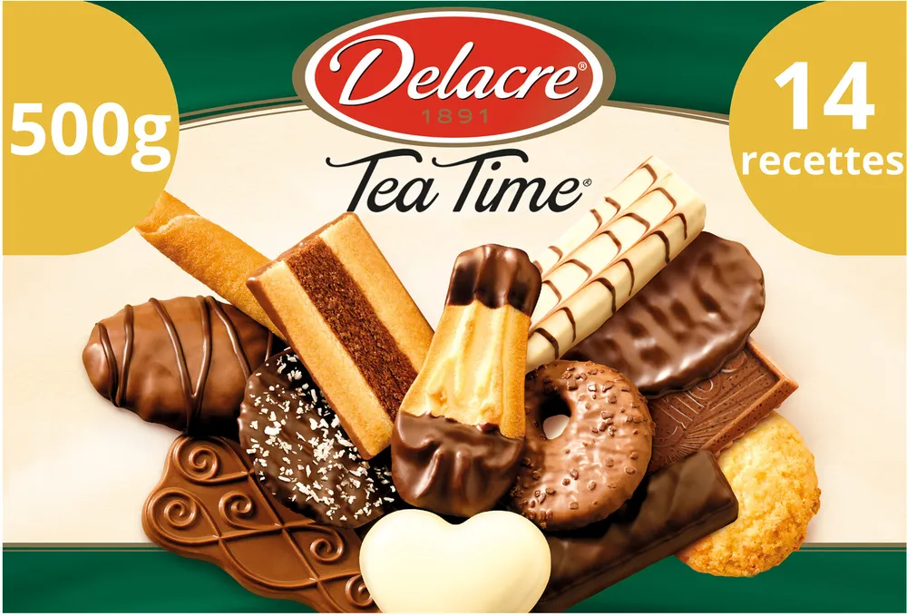 Biscuits Delacre Tea Time Assortiment - 500g