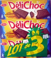 DéliChoc chocolat croustillant au lait (lot de 3)