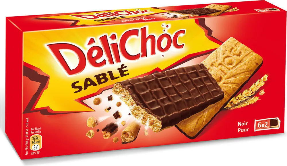 Delichoc sable chocolat noir
