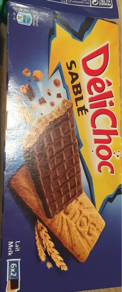Biscuits sablés chocolat au lait Delacre