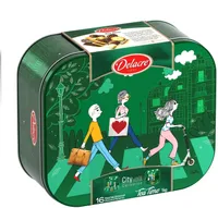 Delacre tea time assortiment biscuits 1000g (1kg) boite metal adolie day bts
