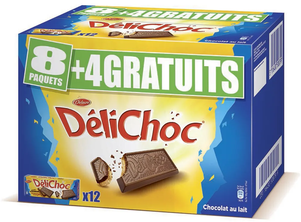 Biscuits Delacre Delichoc Chocolat lait