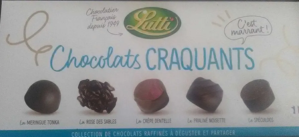 Chocolats craquants