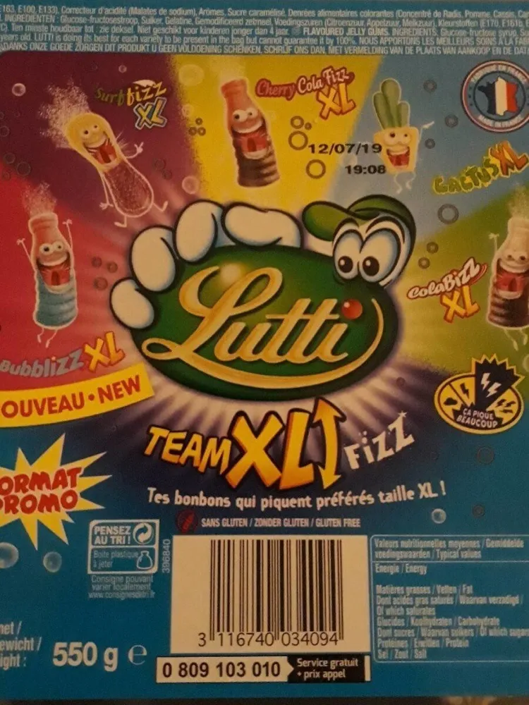 Team XXL fizz